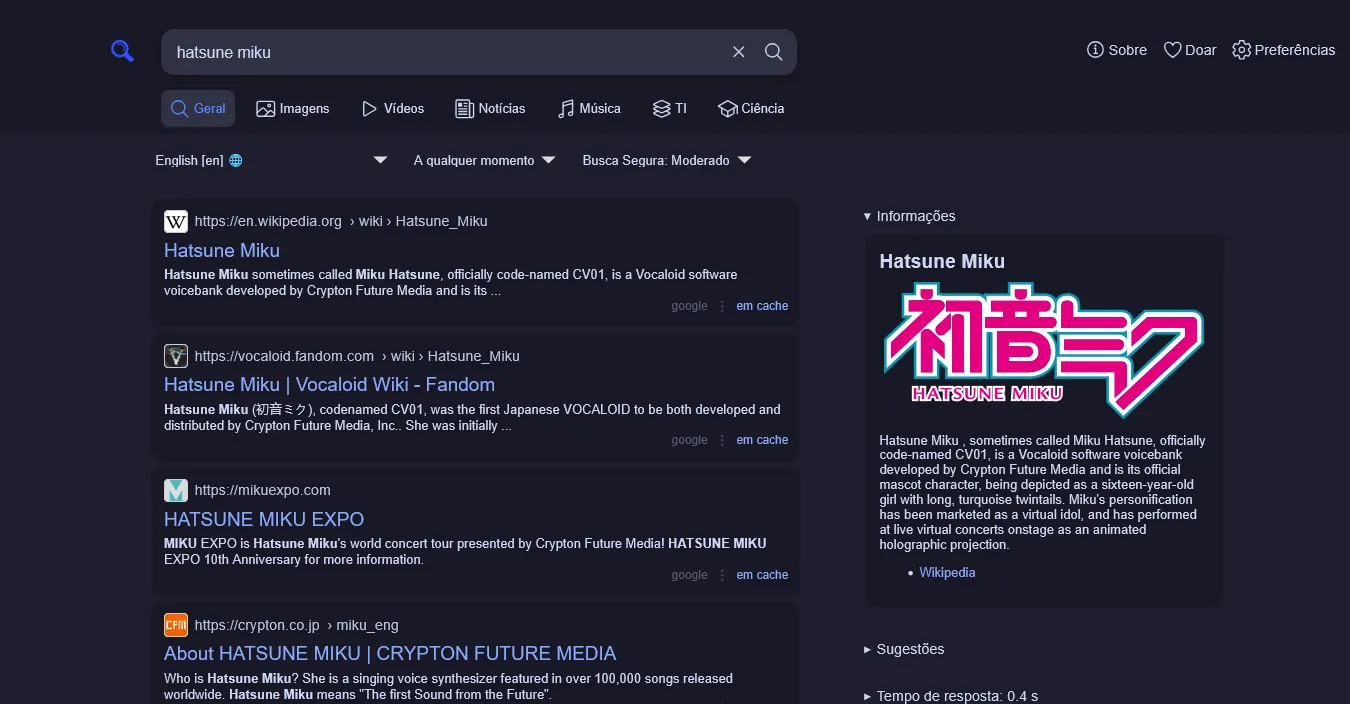 busca hatsune miku do priv.au(searxng)